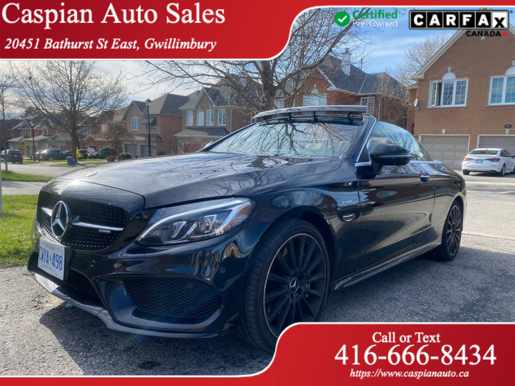 2018 Mercedes-Benz C-Class AMG C 43 4MATIC Cabriolet / NO ACCIDENT / 360 CAM 