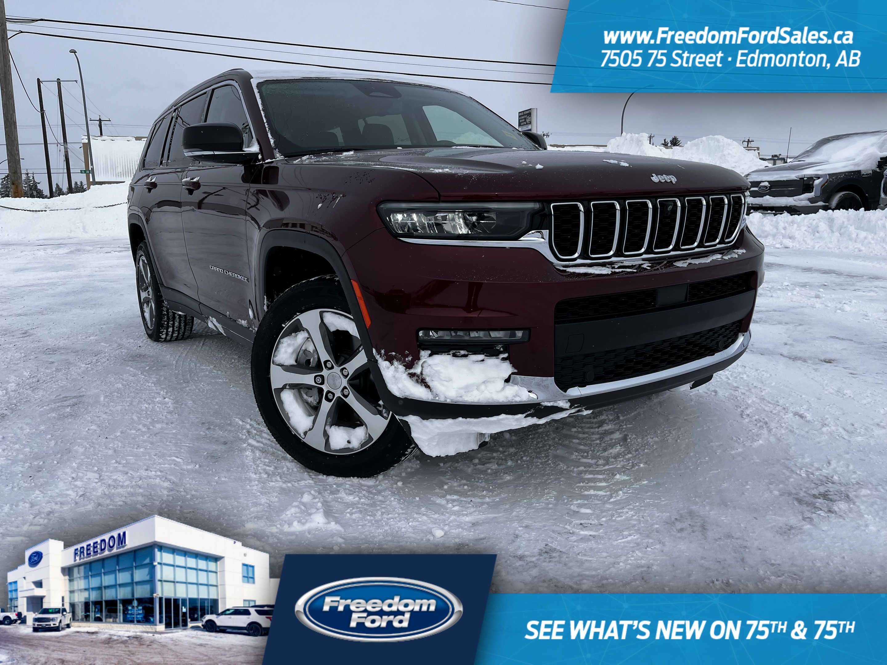 2022 Jeep Grand Cherokee L Limited | Rear Cam | Heated Seats | Sunroof | 