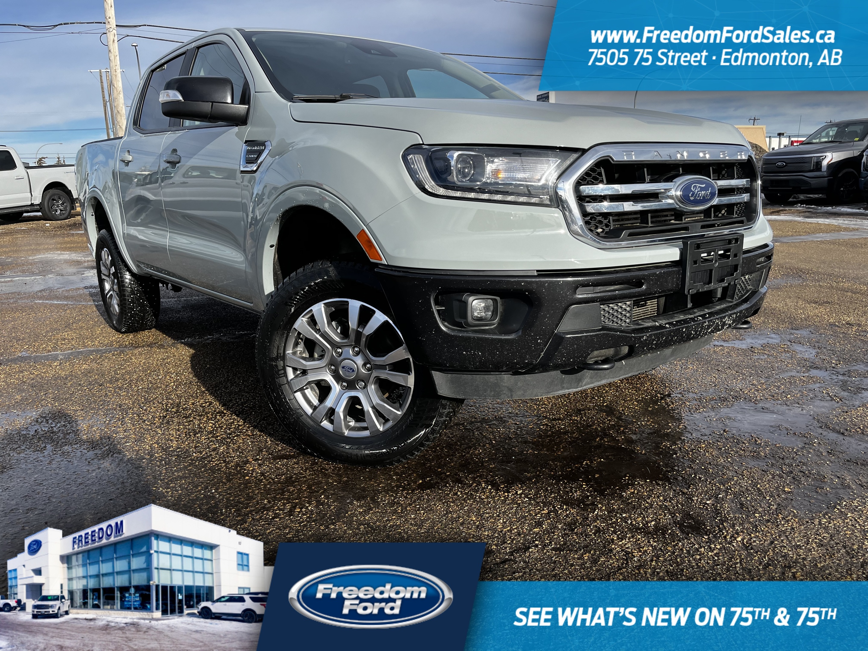 2022 Ford Ranger Lariat SuperCrew 145 | Rear Cam | Heated Seats | 