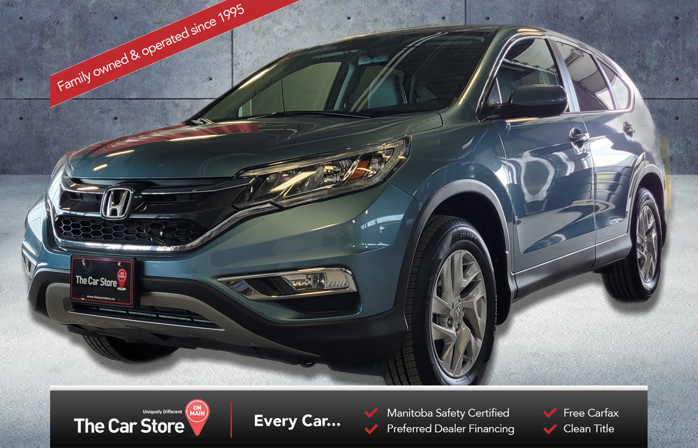 2015 Honda CR-V AWD EX-L| Leather/Sunroof, One Owner/No Accidents!