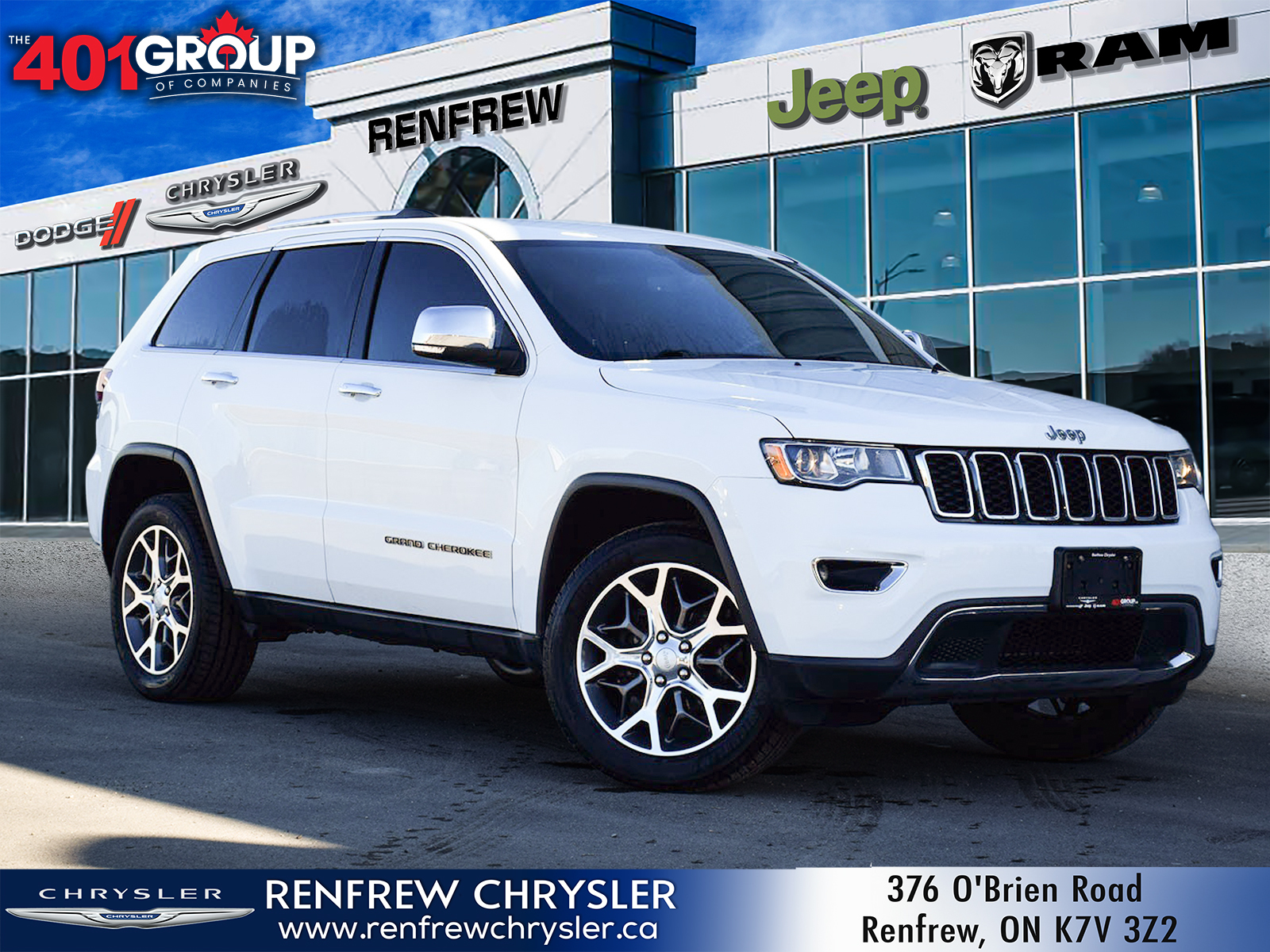 2020 Jeep Grand Cherokee Limited | Pwr Liftgate | CarPlay | Nav | Heat Seat
