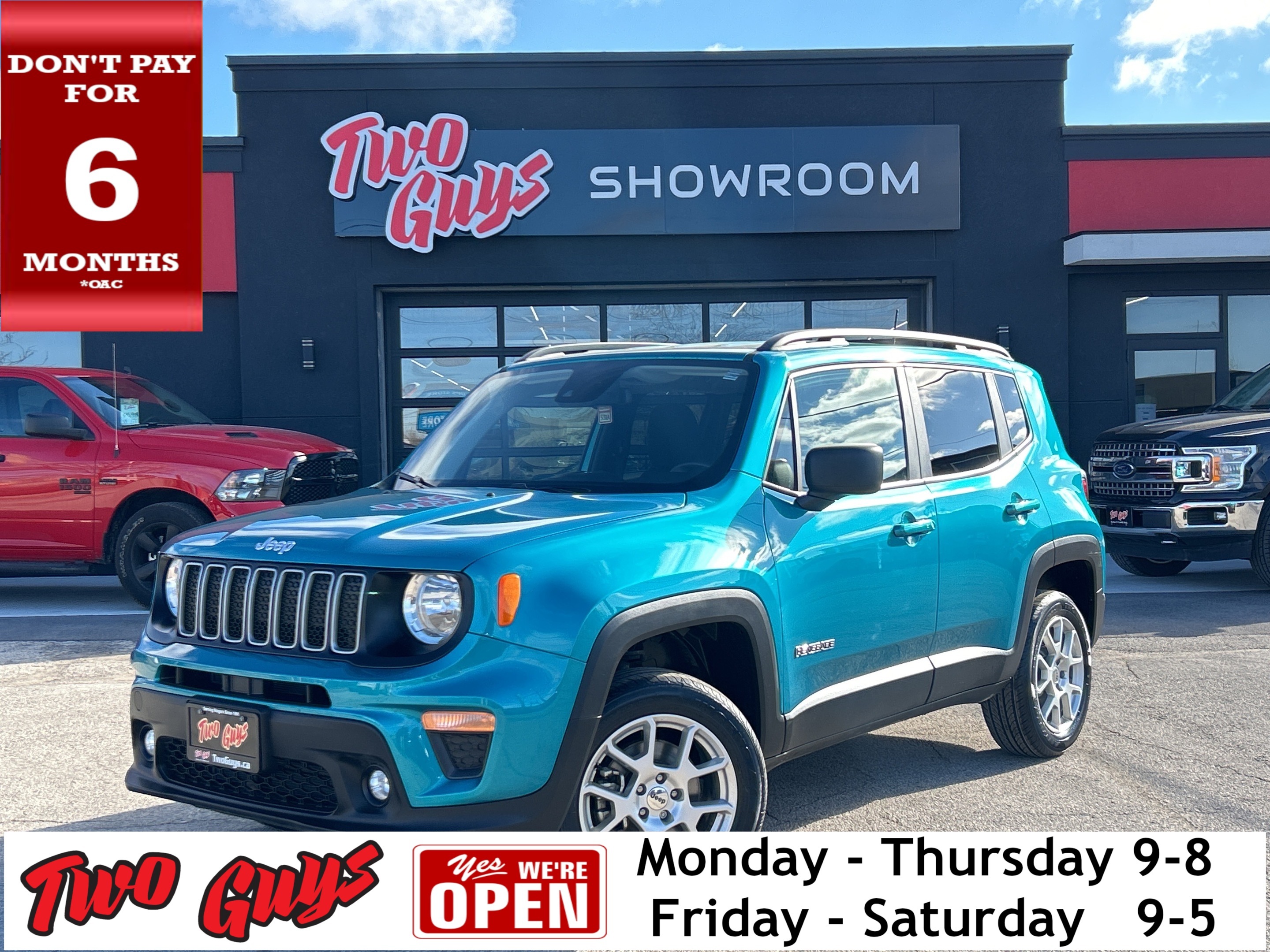 2022 Jeep Renegade North | Nav | BLISS | B/Up Cam | Htd Seats
