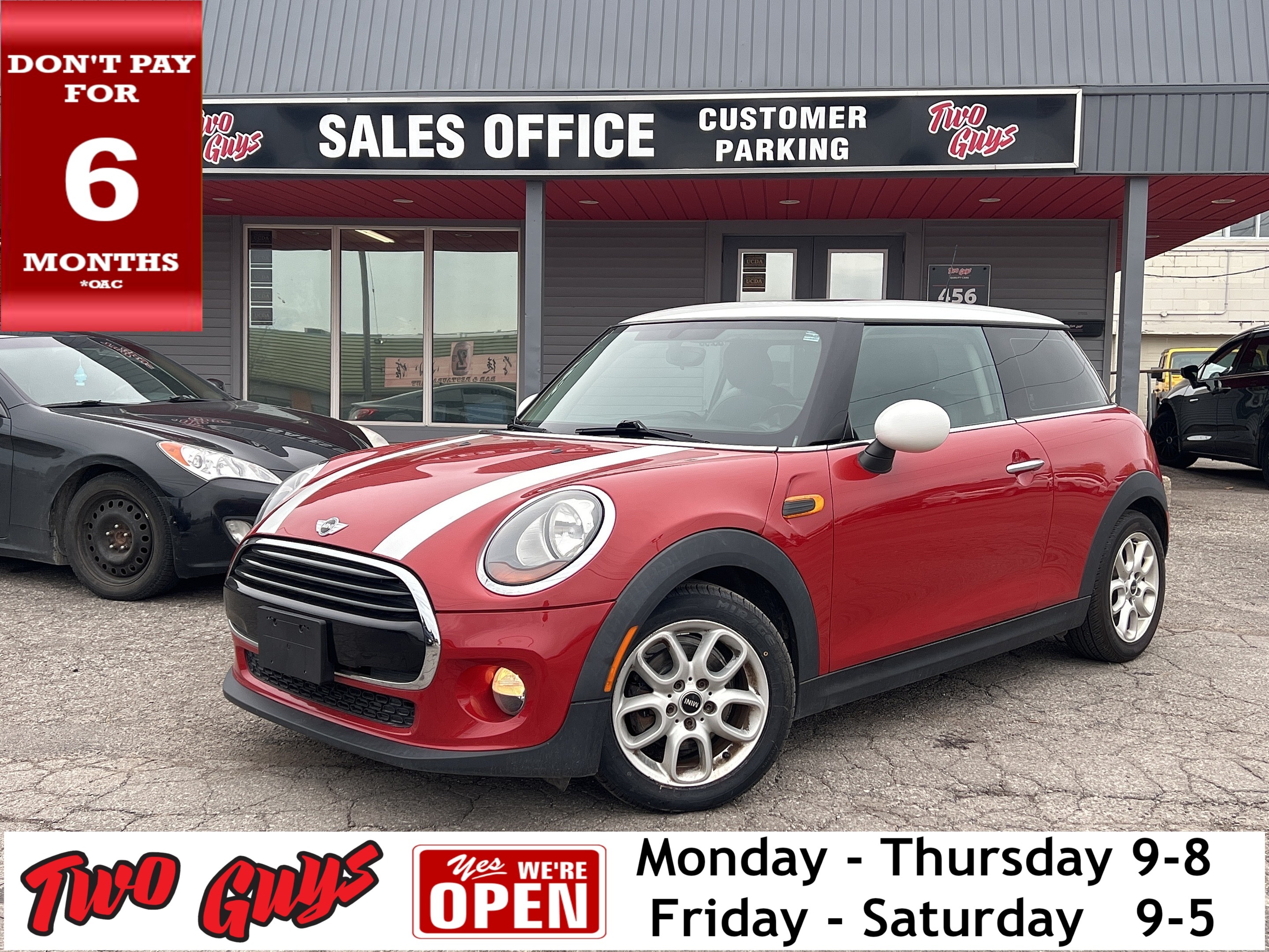 2016 MINI Cooper Hardtop Auto | Panoroof | Htd Leather | Bluetooth |