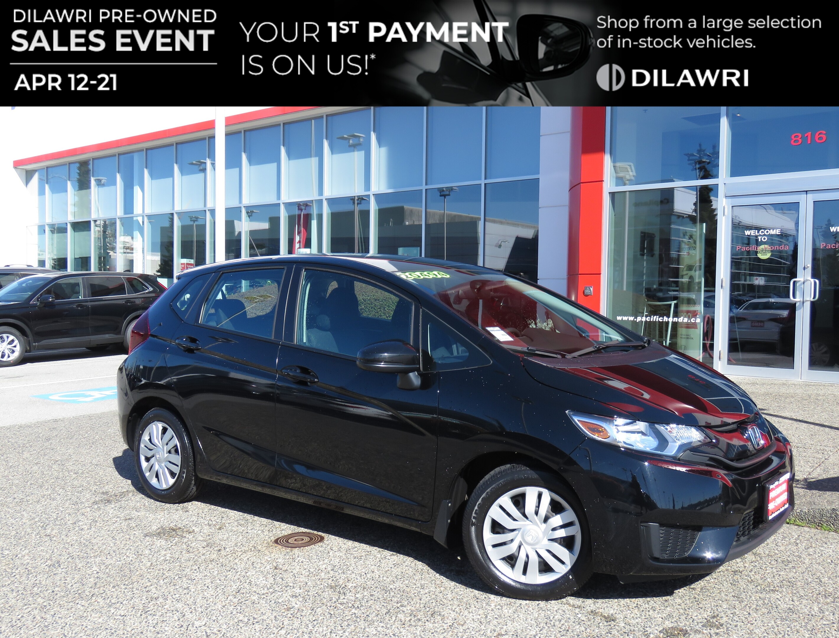 2016 Honda Fit LX Dilawri Pre-owned Event ON Now! |