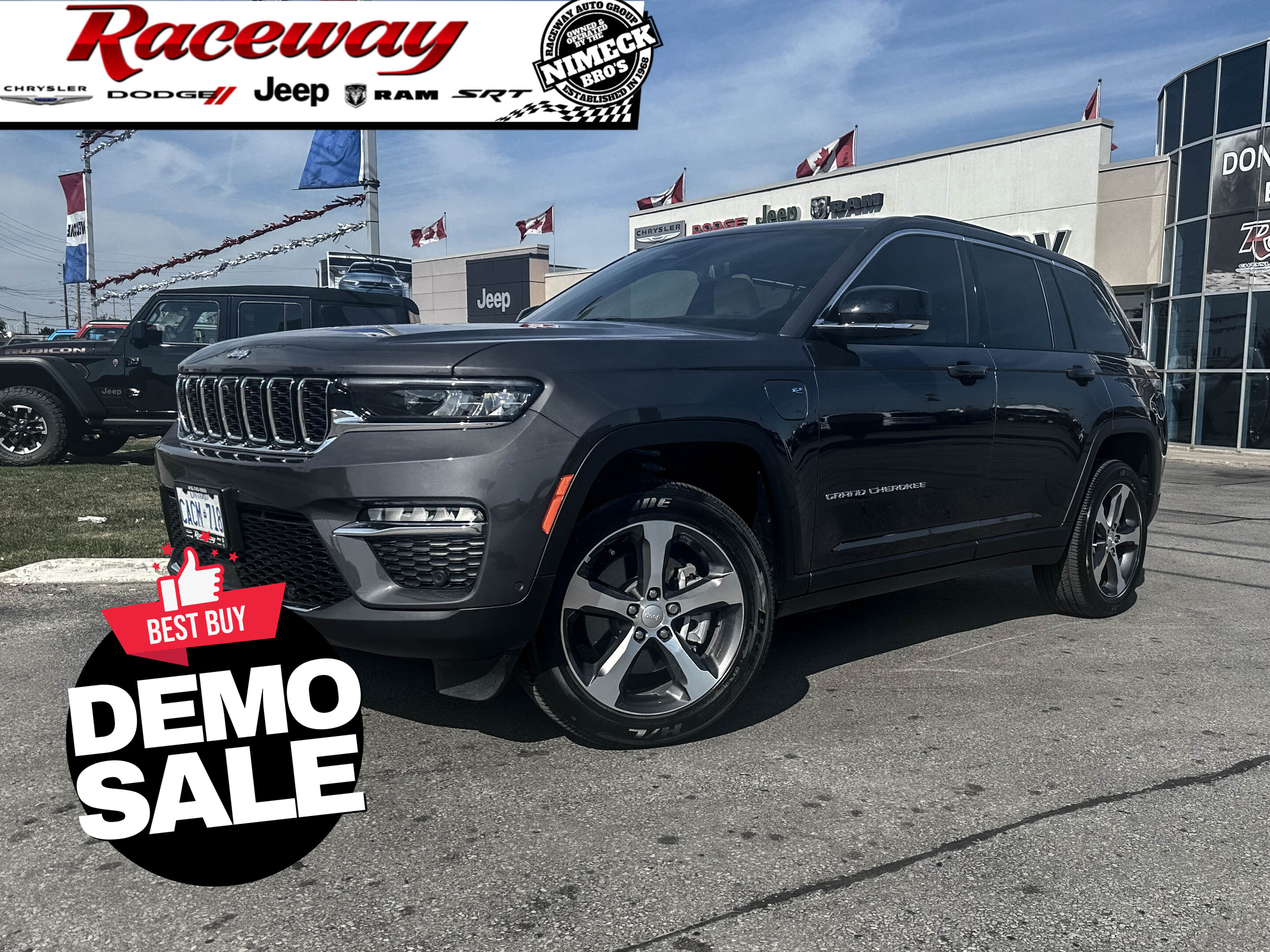 2022 Jeep Grand Cherokee BASE 4XE | PANO ROOF | VENTED SEATS | 360 CAM +++