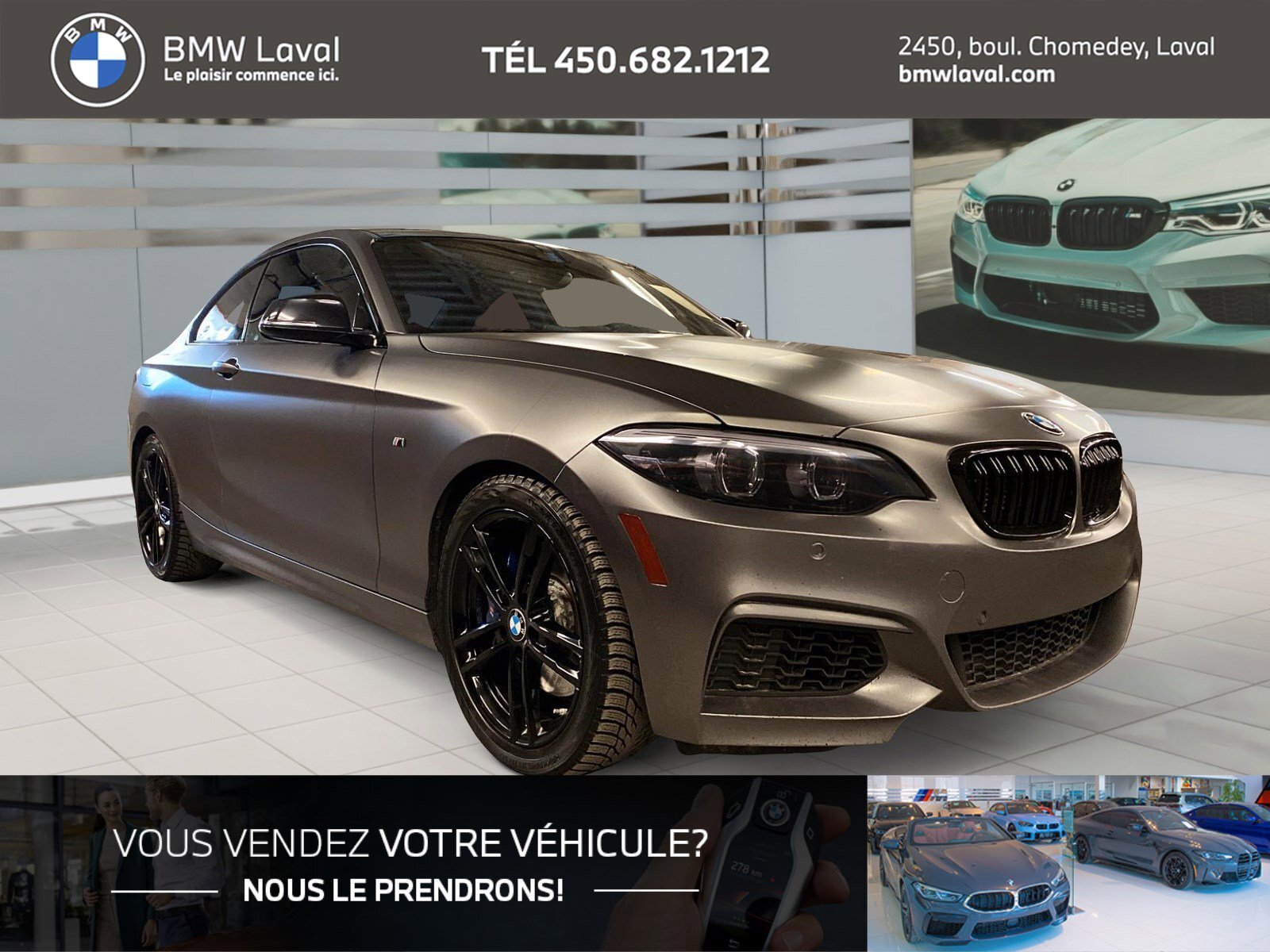 2021 BMW 2 Series M240i xDrive, Gr. Supérieur Amélioré, Toit Ouvrant