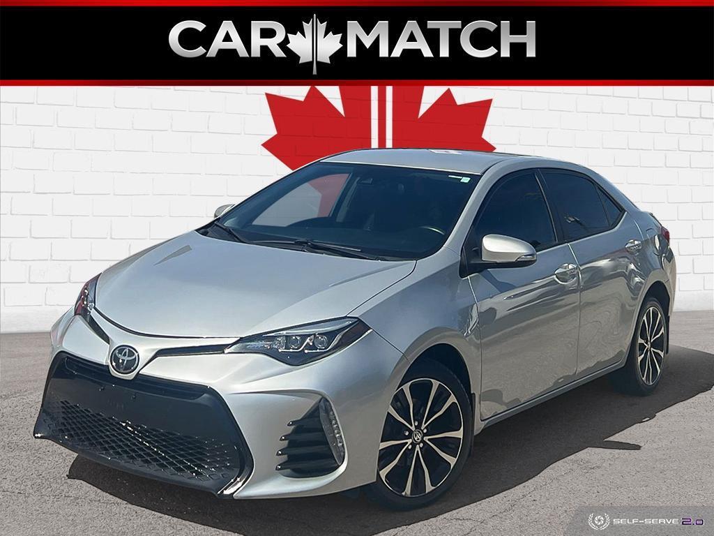 2018 Toyota Corolla SE / LEATHER / BACKCAM / HTD SEATS / NO ACCIDENTS
