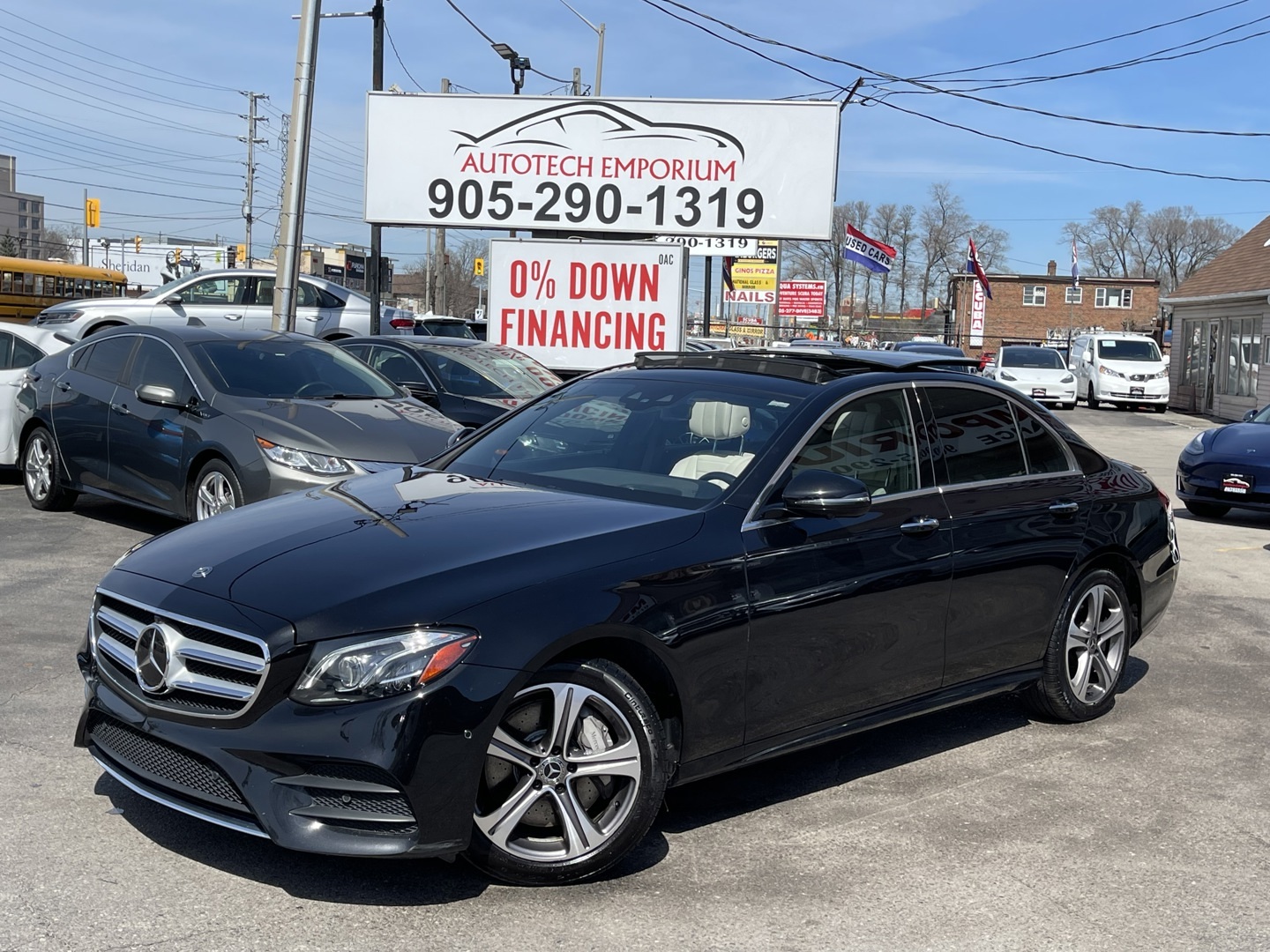 2018 Mercedes-Benz E-Class E400 4MATIC / PANO ROOF / LEATHER / NAVI / AMBIENT