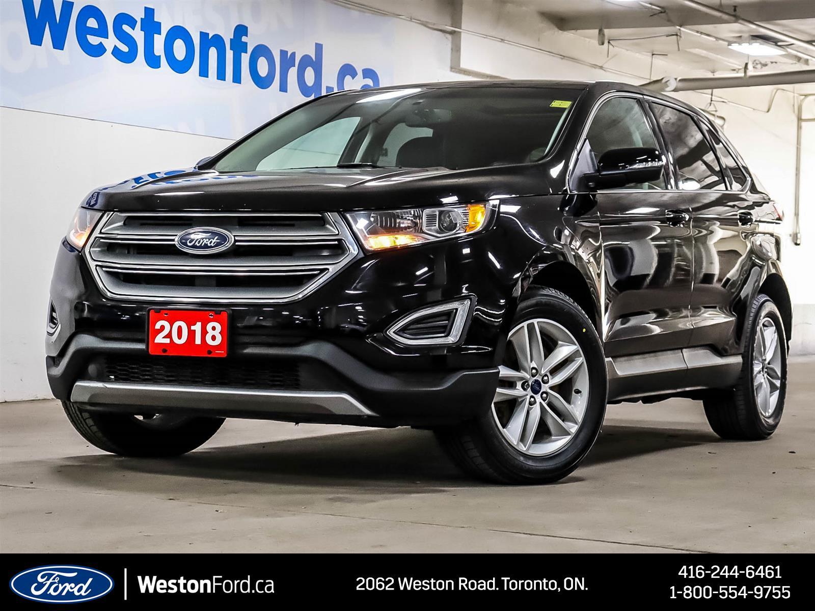 2018 Ford Edge SEL+PANROOF+REV CANM+NAVIGATION+LEATHER 