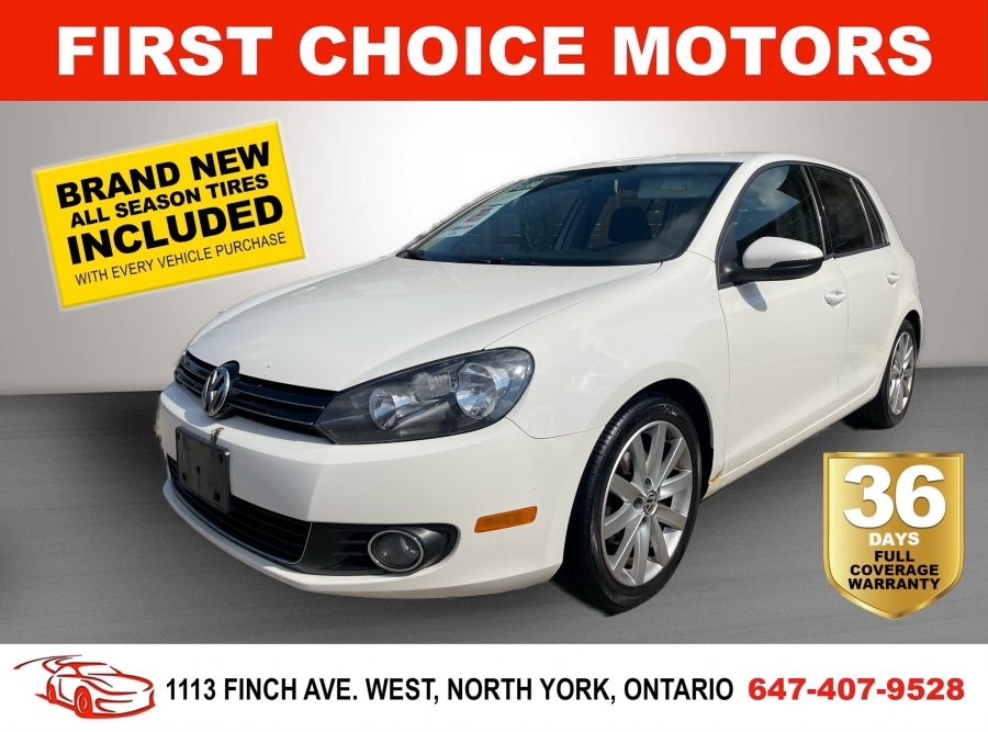 2012 Volkswagen Golf HIGHLINE ~MANUAL, FULLY CERTIFIED WITH WARRANTY!!!