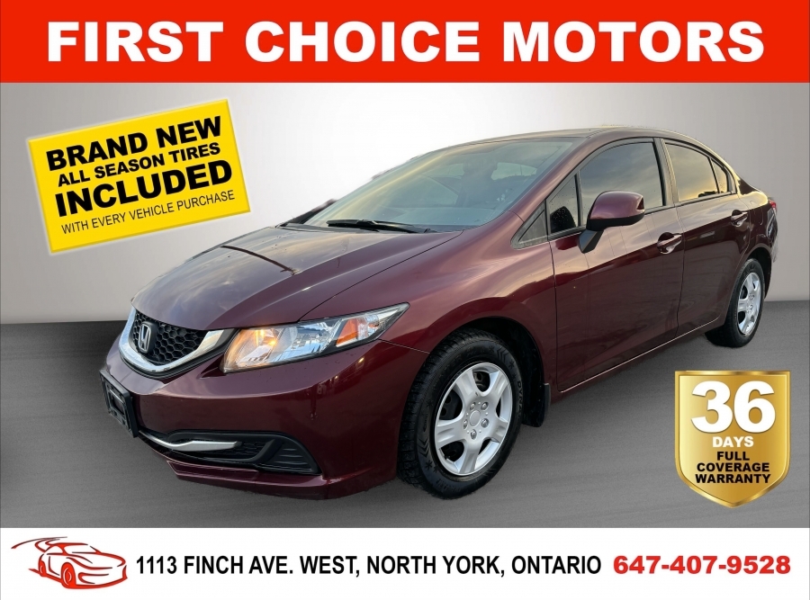 2013 Honda Civic LX ~AUTOMATIC, FULLY CERTIFIED WITH WARRANTY!!!~