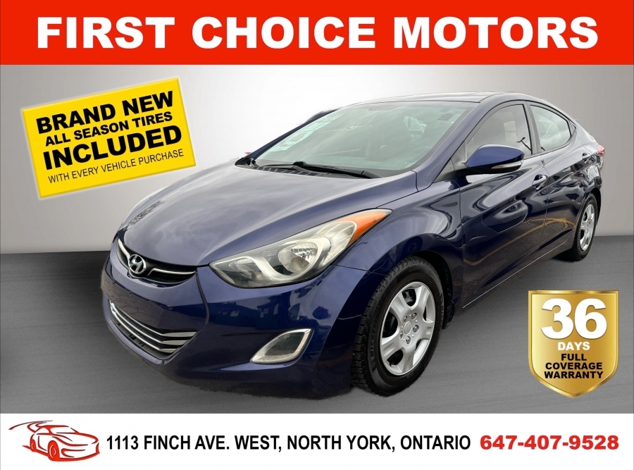 2013 Hyundai Elantra LIMITED ~AUTOMATIC, FULLY CERTIFIED WITH WARRANTY!