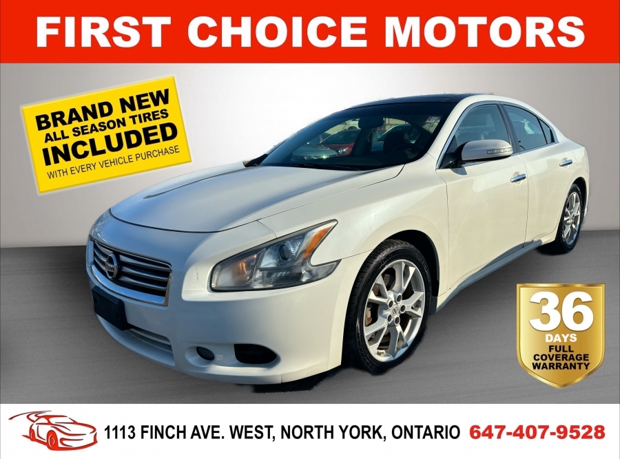 2012 Nissan Maxima SV ~AUTOMATIC, FULLY CERTIFIED WITH WARRANTY!!!~