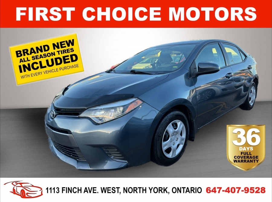 2016 Toyota Corolla LE ~AUTOMATIC, FULLY CERTIFIED WITH WARRANTY!!!~