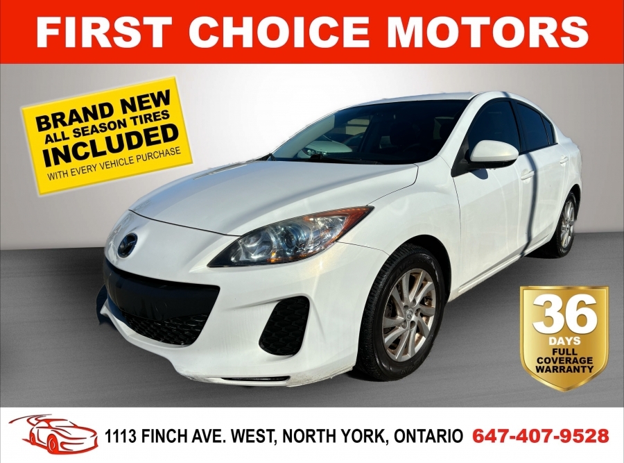 2012 Mazda Mazda3 GS SKYACTIV ~AUTOMATIC, FULLY CERTIFIED WITH WARRA