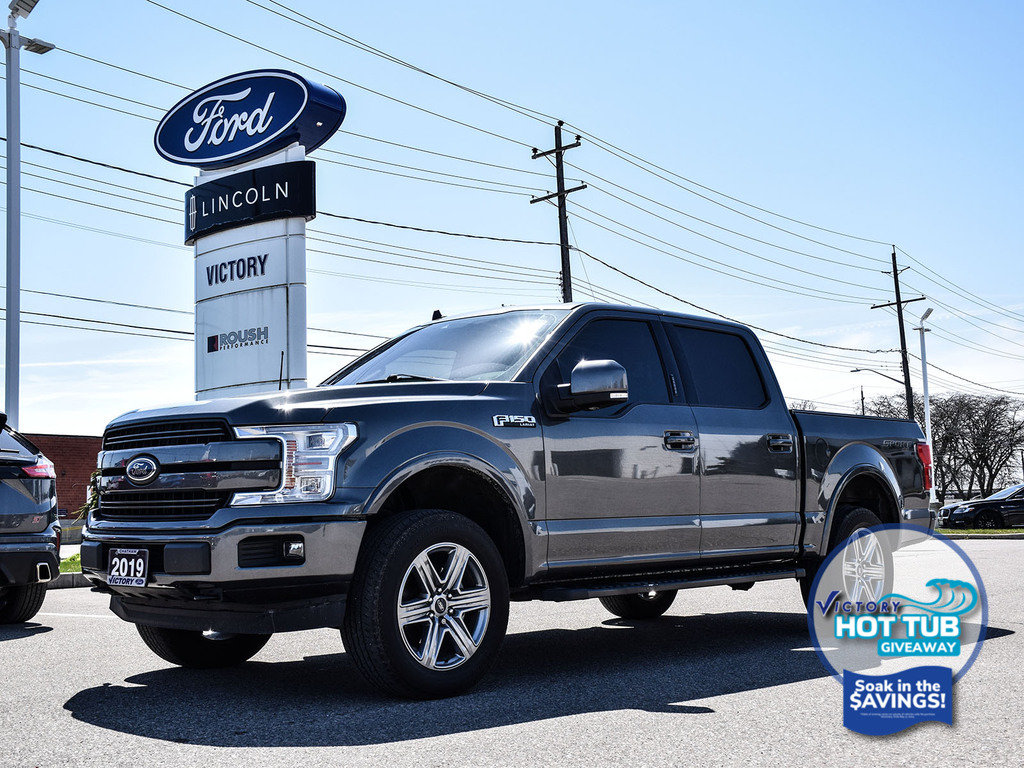 2019 Ford F-150 LARIAT 4WD | 3.5L V6 ECOBOOST | PANO SUNROOF | 