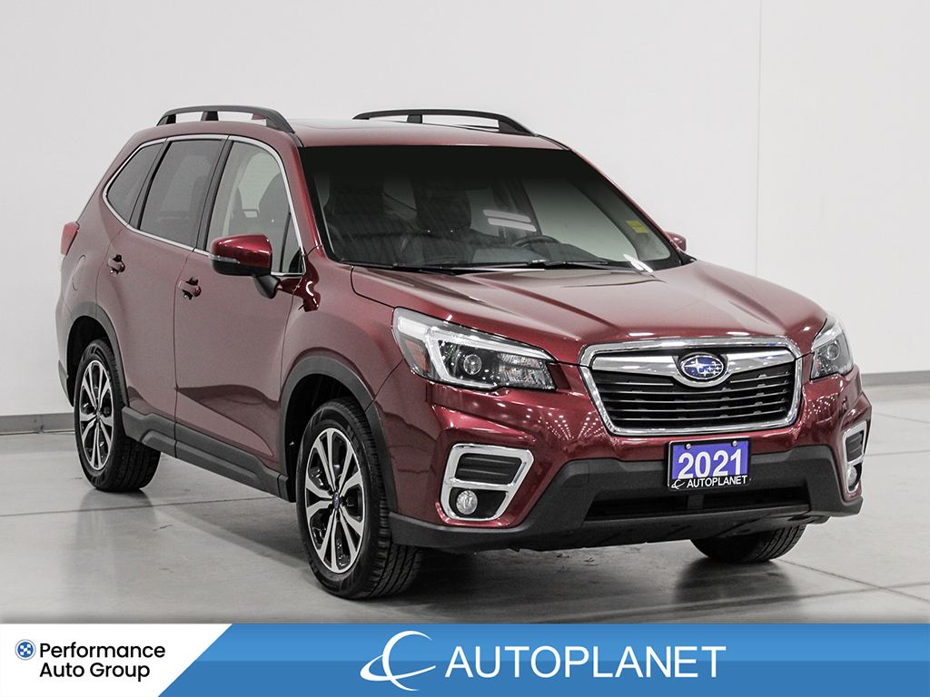 2021 Subaru Forester 2.5L Limited AWD, Navi, Pano Roof, NEW BRAKES!