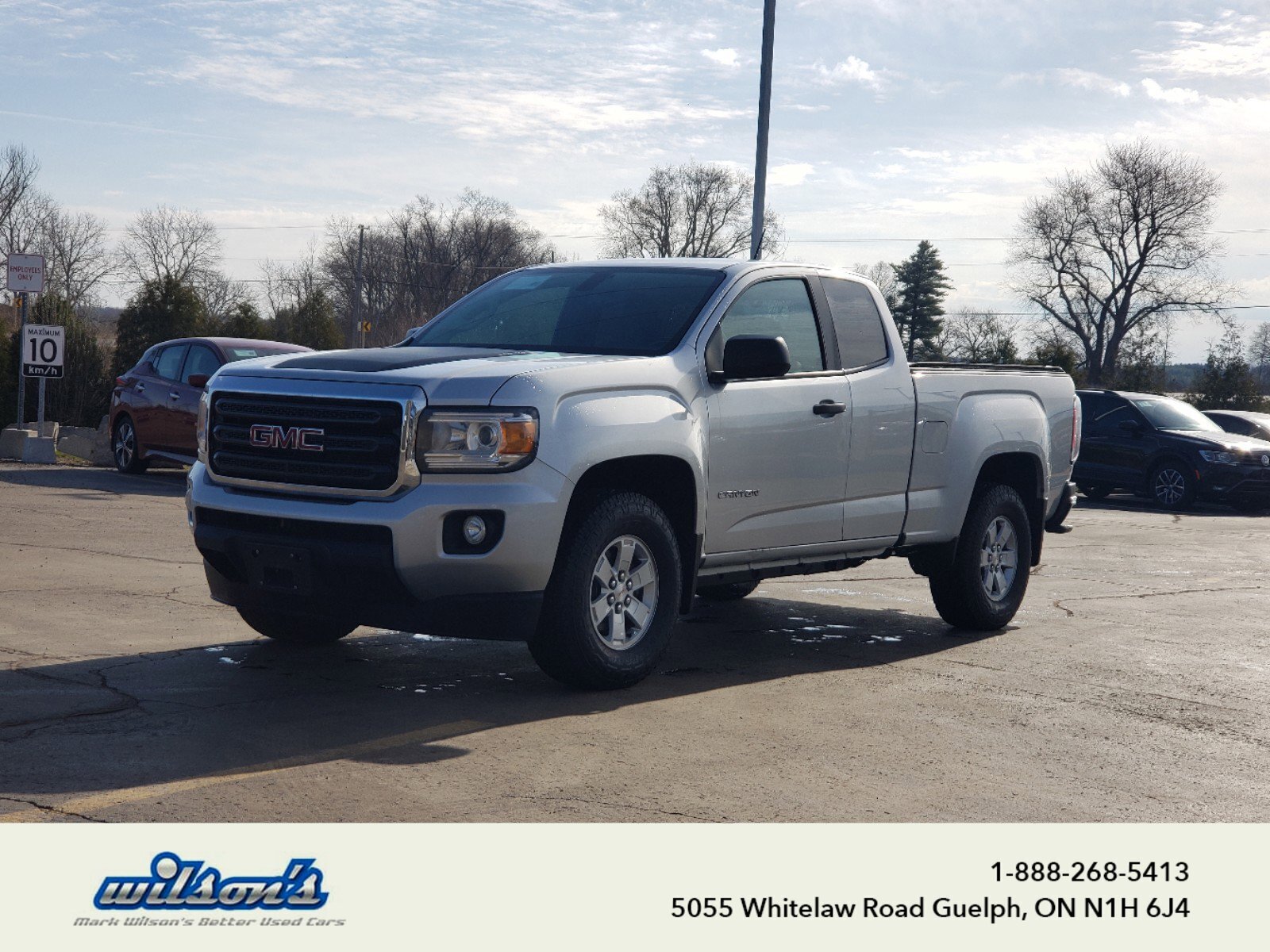 2017 GMC Canyon 2WD Extended Cab - Spray In Bedliner, 16 alloys & 