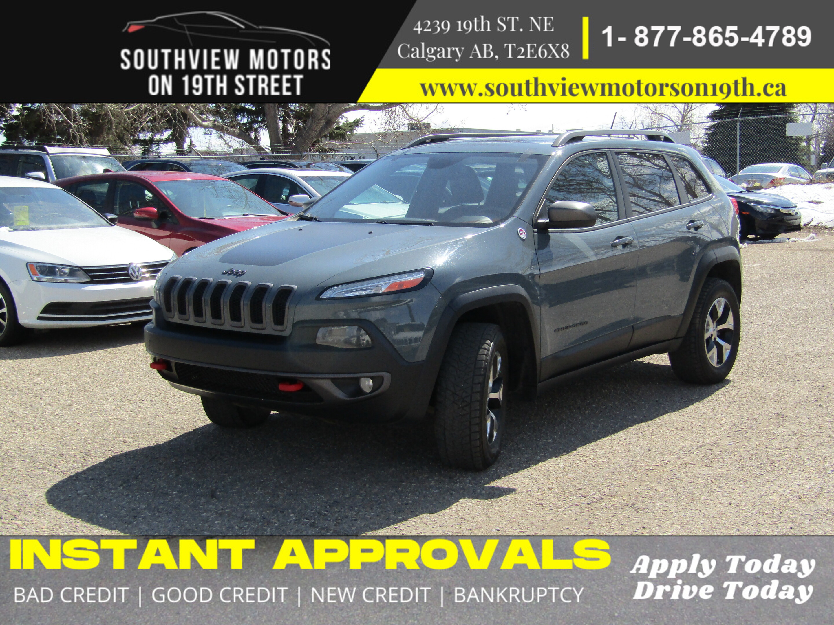 2015 Jeep Cherokee 4WD-TRAILHAWK-NAV-MOONROOF *FINANCING AVAILABLE*