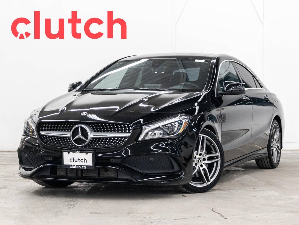 2018 Mercedes-Benz CLA 250 4Matic AWD w/ Android Auto, Nav, Rearview Cam