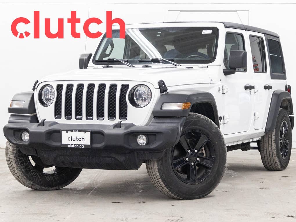 2019 Jeep WRANGLER UNLIMITED Sport 4X4 w/ Uconnect 4, Apple CarPlay & Android A