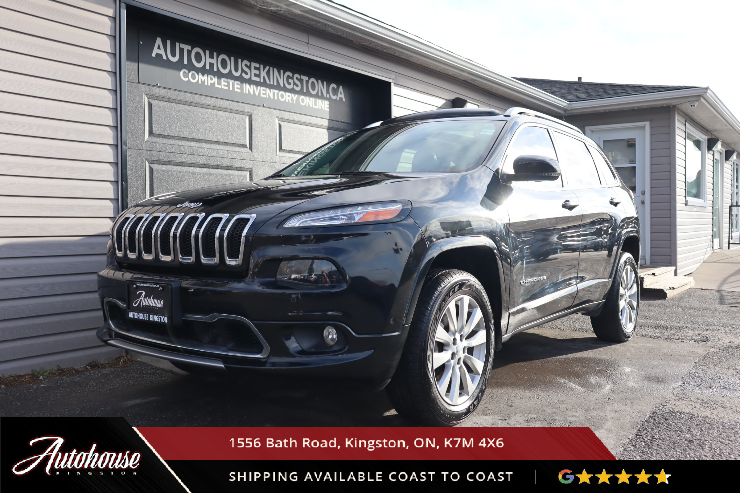 2016 Jeep Cherokee Overland LEATHER - PANORAMIC MOONROOF - REMOTE STA