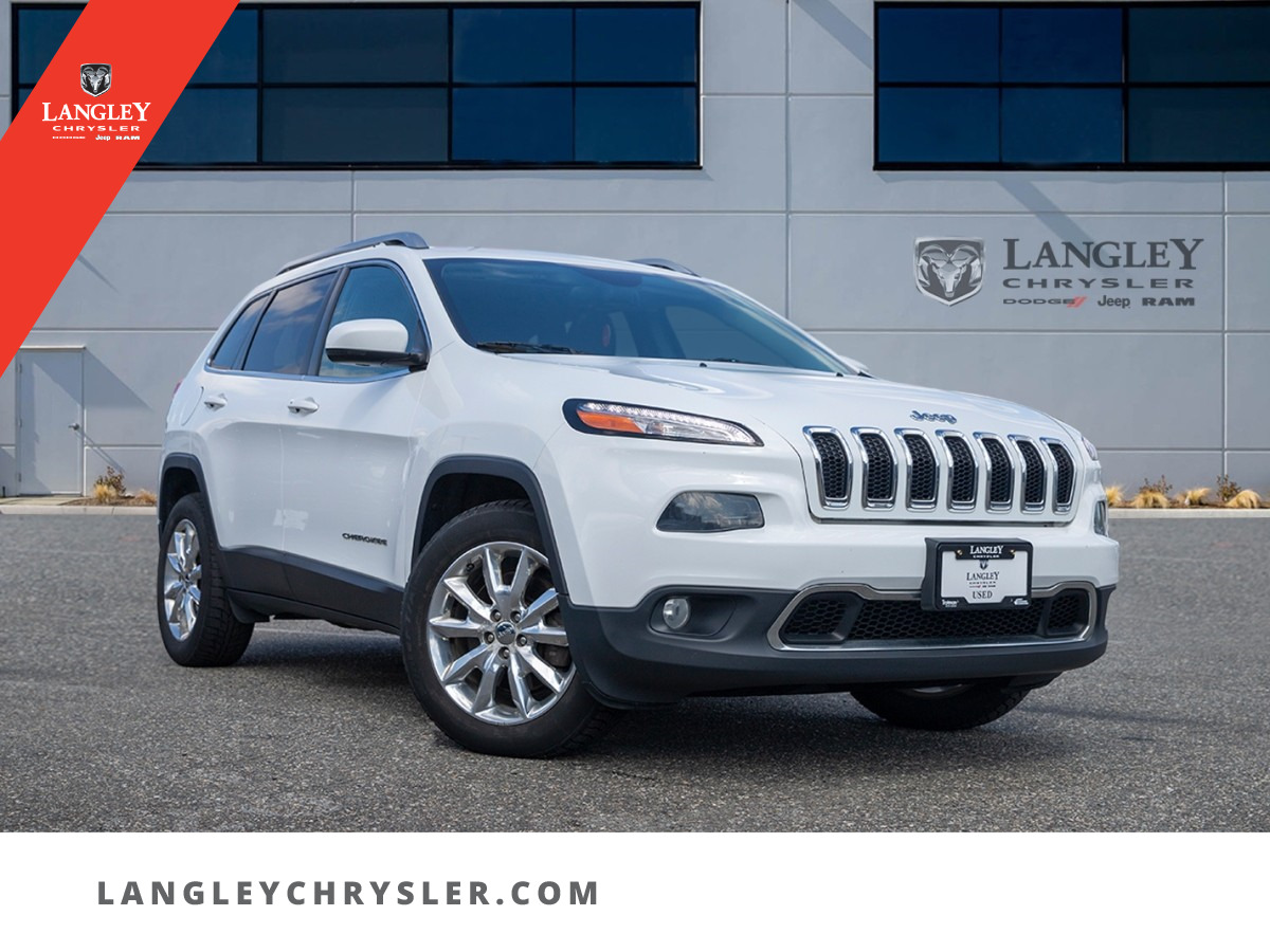 2015 Jeep Cherokee Limited Cold Weather Pkg | Sunroof | Accident Free