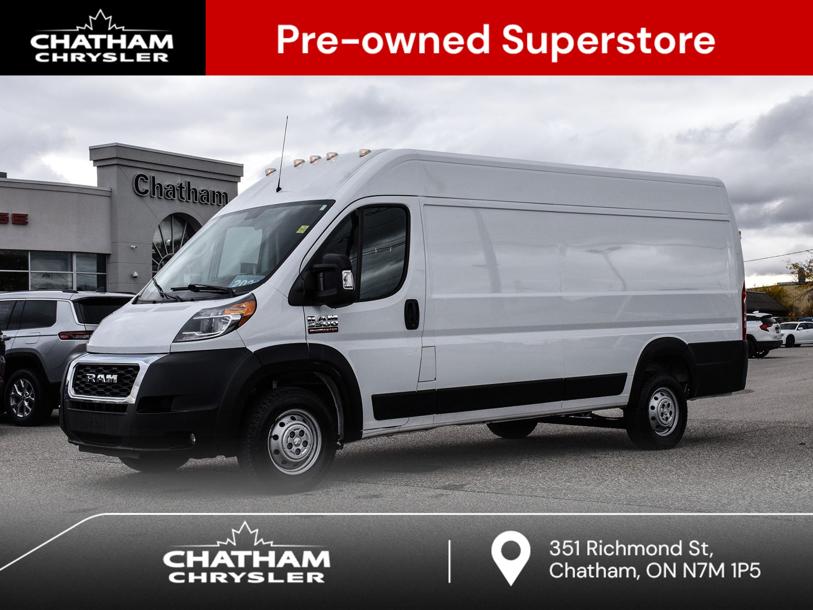 2021 Ram ProMaster 3500 HIGH ROOF PRO MASTER 3 SEATER