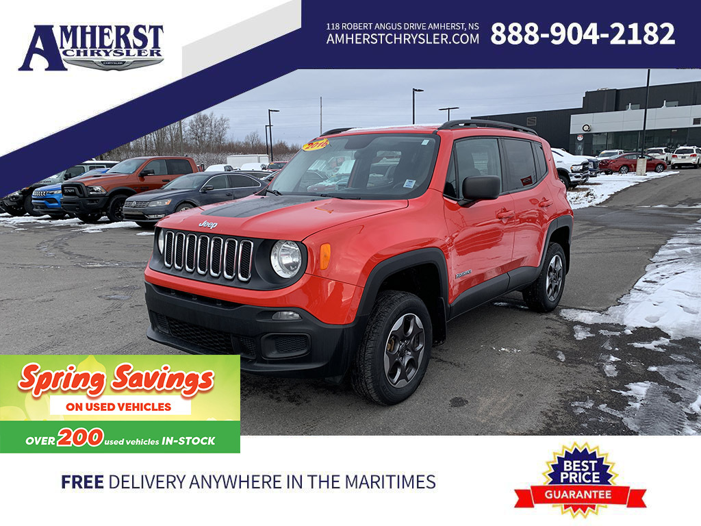 2016 Jeep Renegade ONLY $186 B/W, 4X4,A/C, Auto Start, Backup Cam