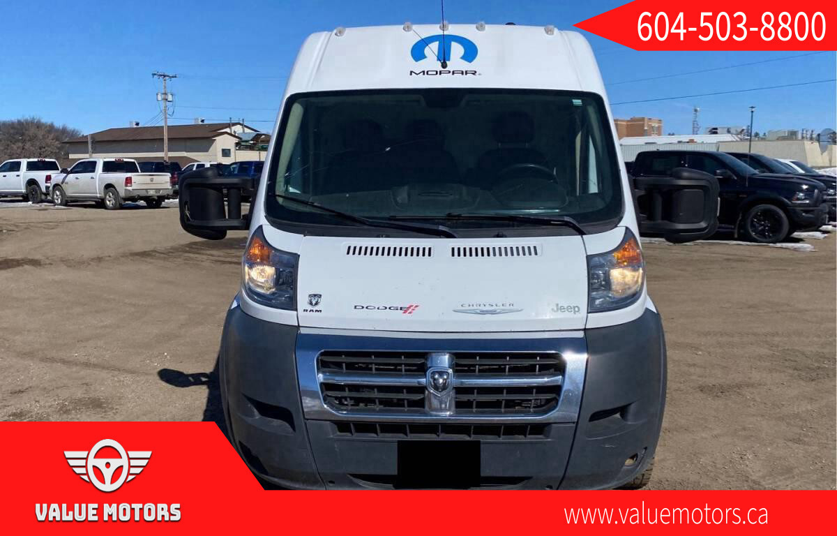 2017 Ram ProMaster Cargo Van 3500 Extended High Roof 159 WB
