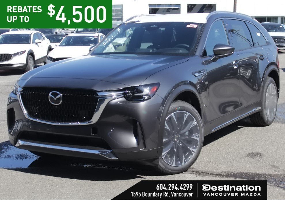 2024 Mazda CX90 PHEV GT With combined rebates up to $4,500!