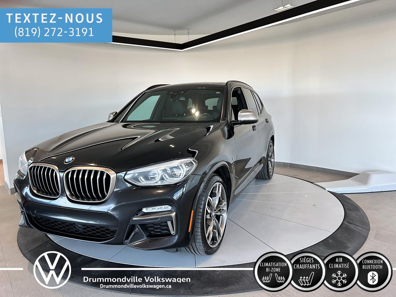 2018 BMW X3 M40i + TOIT + CUIR + NAV/GPS + JAMAIS ACCIDENT ++ 