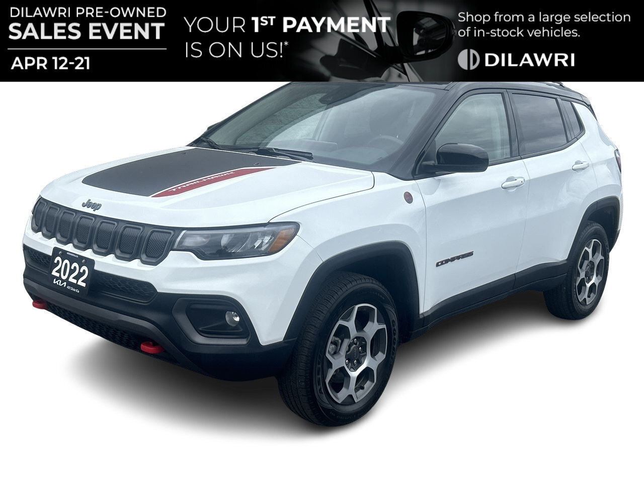 2022 Jeep Compass 4x4 Trailhawk NO ACCIDENTS | CLEAN CARFAX | BACKUP
