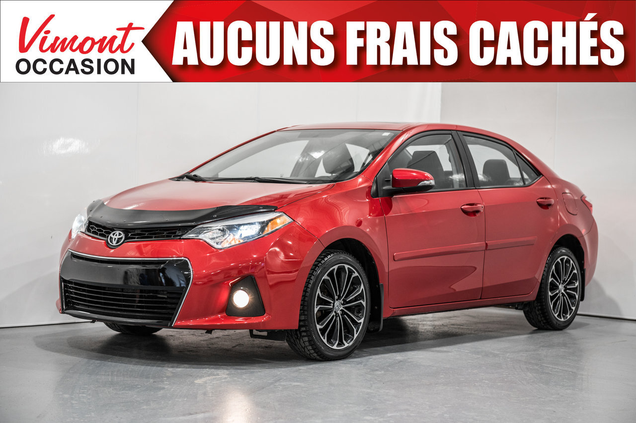 2016 Toyota Corolla 2016+S+TOIT+MAGS17+CAMERA RECUL+SIEGES CHAUFFANTS+