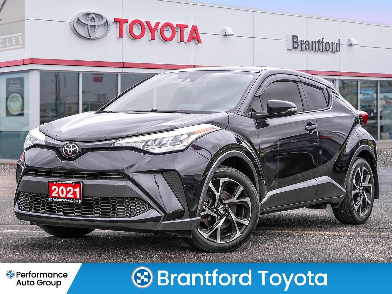 2021 Toyota C-HR XLE WITH PREMIUM PACKAGE - BLACK ON BLACK