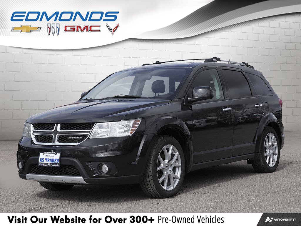 2012 Dodge Journey R/TR/T AWD, V6, 5-PASS, HTD LEATHER, ROOF, CERTIFI