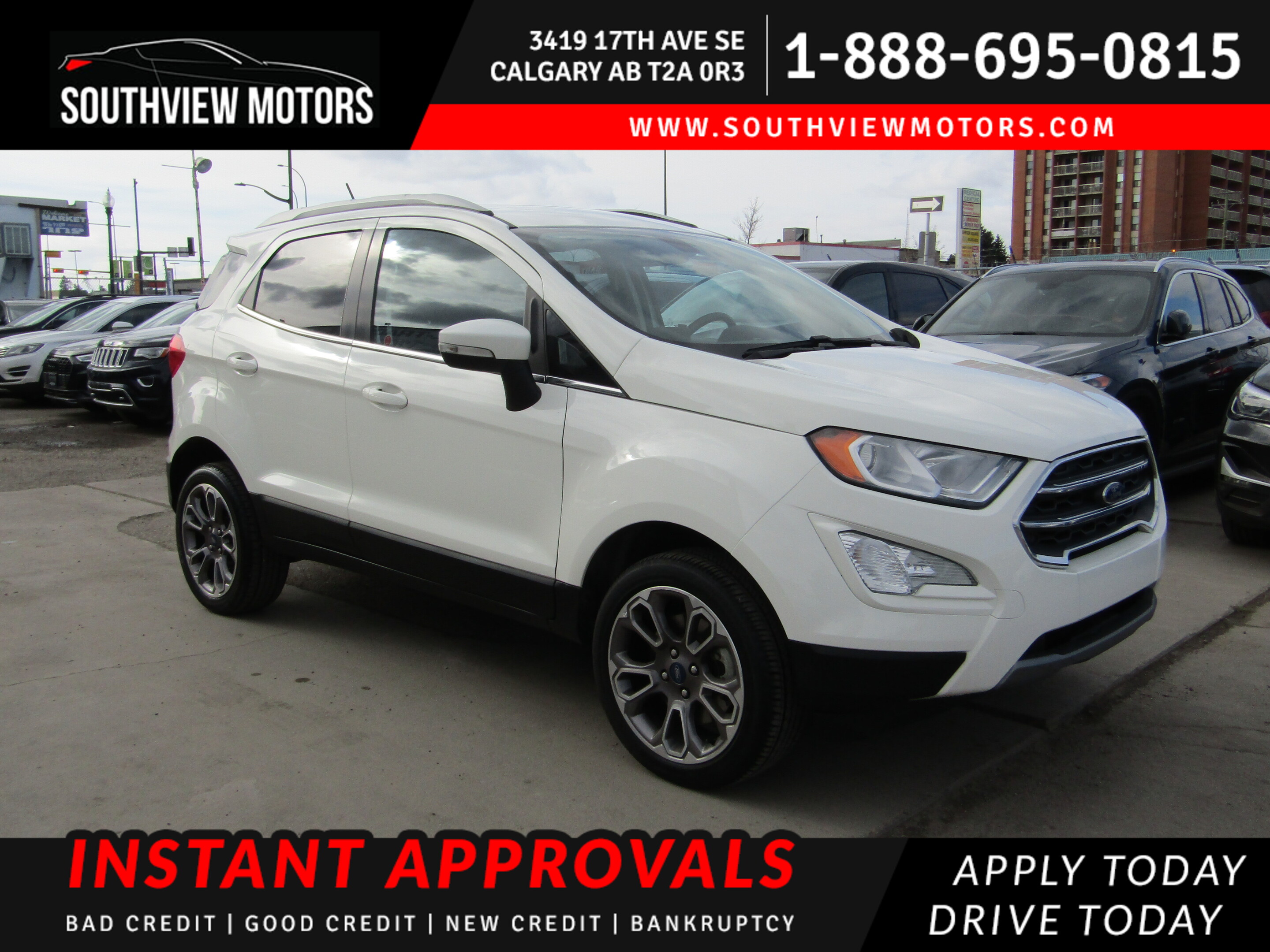 2020 Ford EcoSport TITANIUM 4WD B.S.A/NAV/B.CAM/S.ROOF/LOW KMS!