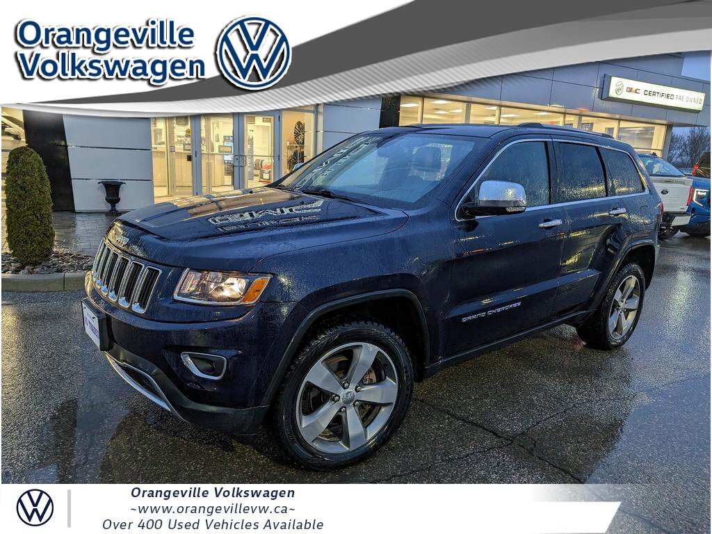 2016 Jeep Grand Cherokee LimitedLIMITED, V6, 4X4, HTD LEATHER, ROOF, CERTIF