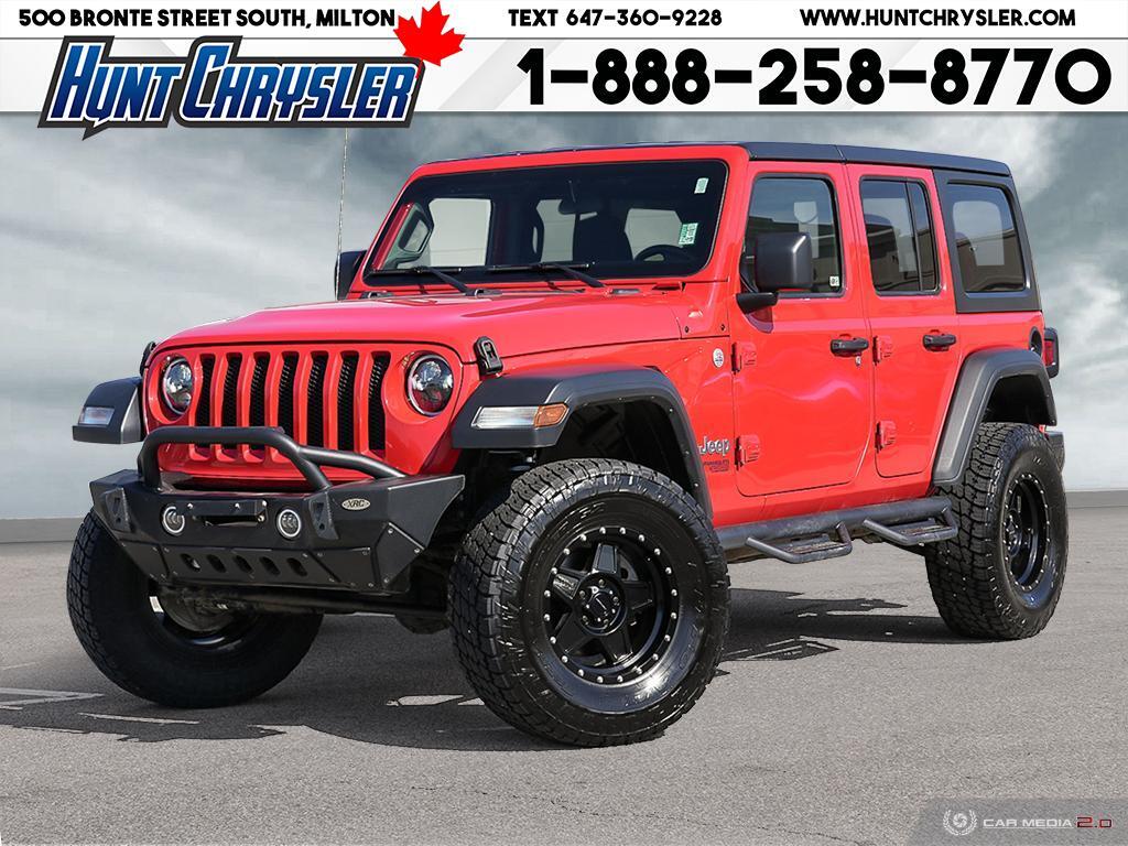 2019 Jeep WRANGLER UNLIMITED SPORT | LIFT & TIRES | STEEL BUMP | SOUND | CLD WT