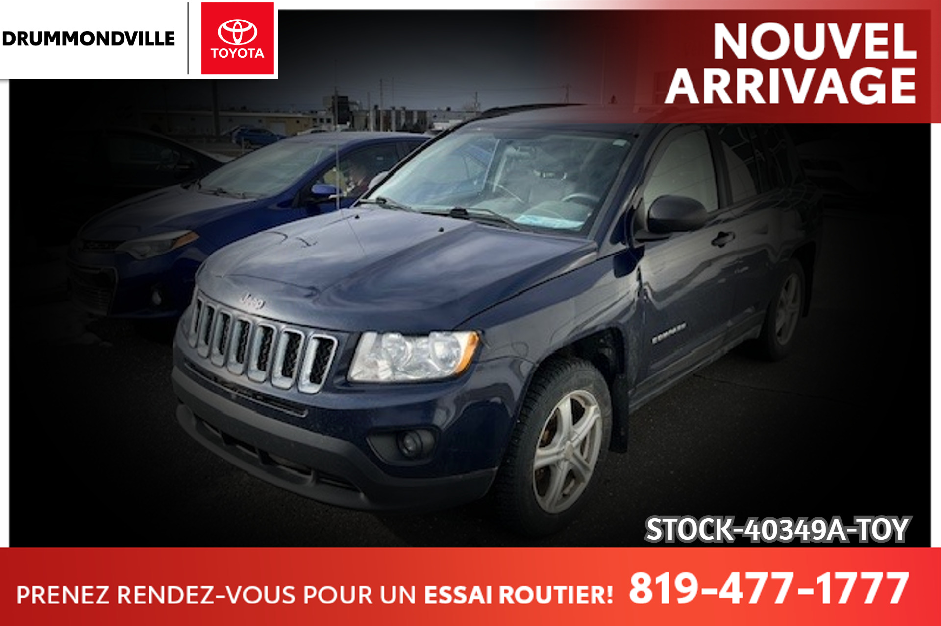 2012 Jeep Compass *NORTH| MAGS  17 POUCES | CLIMATISATION*
