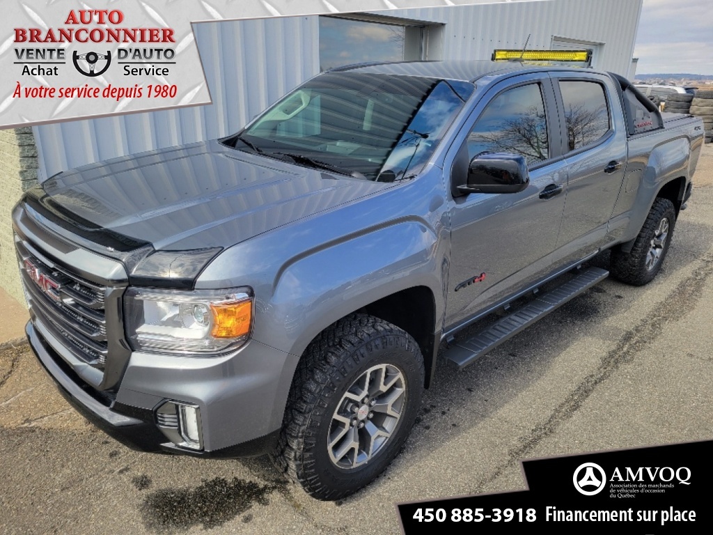 2022 GMC Canyon AT4 4X4, AUCUN ACCIDENT, CUIR, CREW, V6