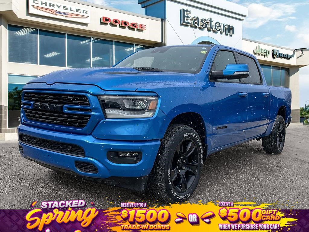 2022 Ram 1500 Sport | 1 Owner | No Accidents | 12In. Touchscreen