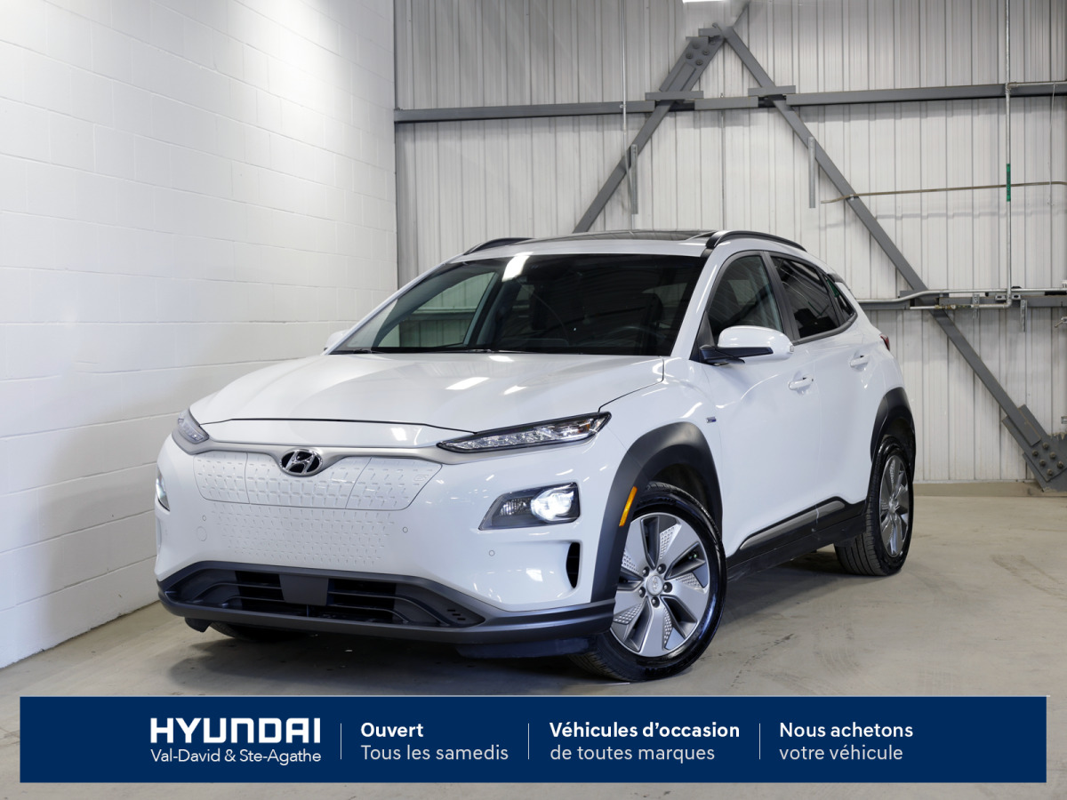 2019 Hyundai Kona Electric Ultimate avec une Autonomie Électrique de 415km