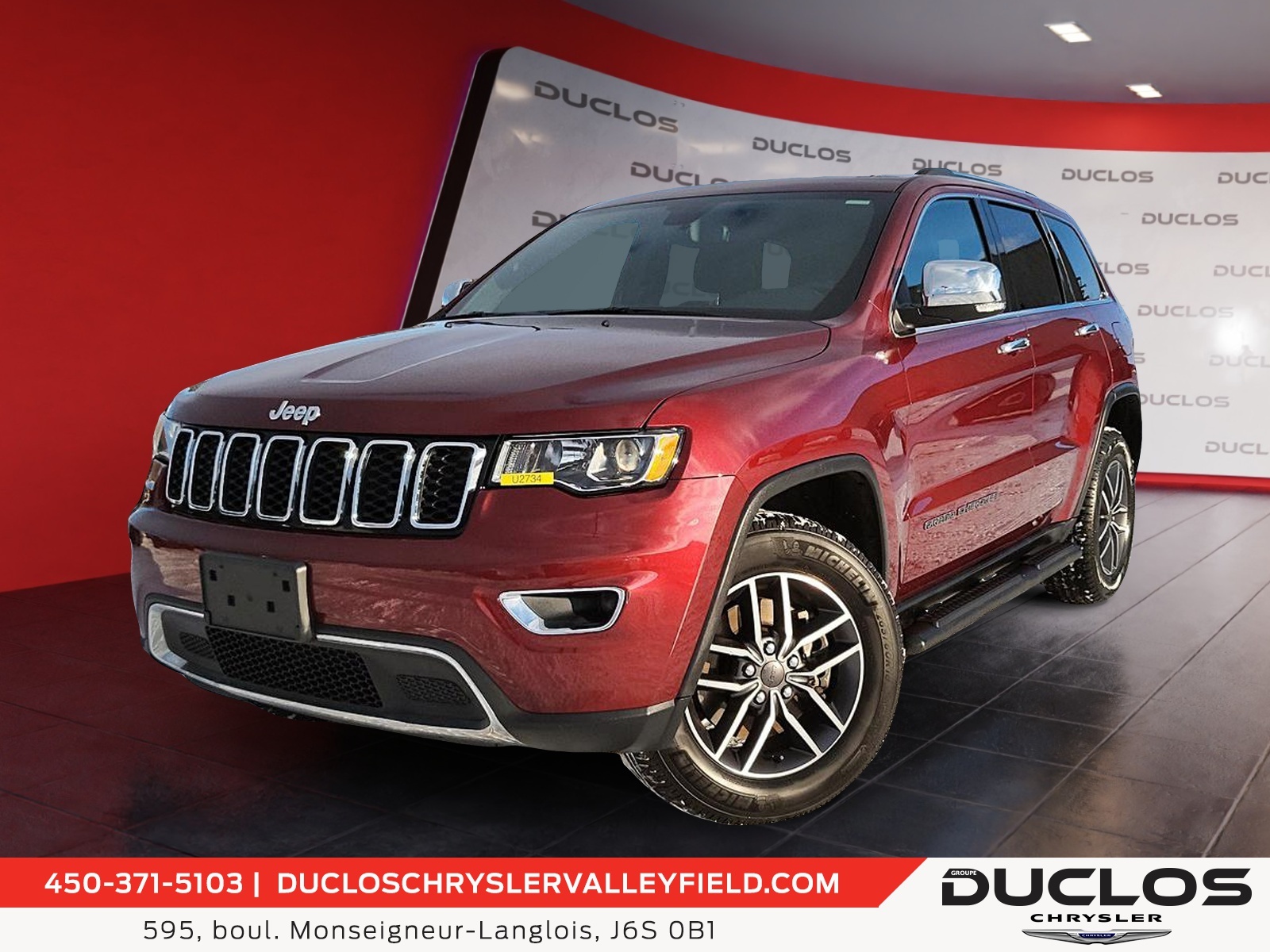2021 Jeep Grand Cherokee Limited * CUIR * NAV. * TOIT OUVR. * BLUETOOTH *