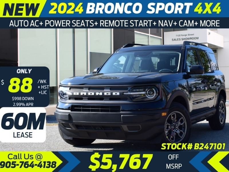 2024 Ford Bronco Sport Big Bend - TOUCH SCREEN  REMOTE START  CO-PILOT 36