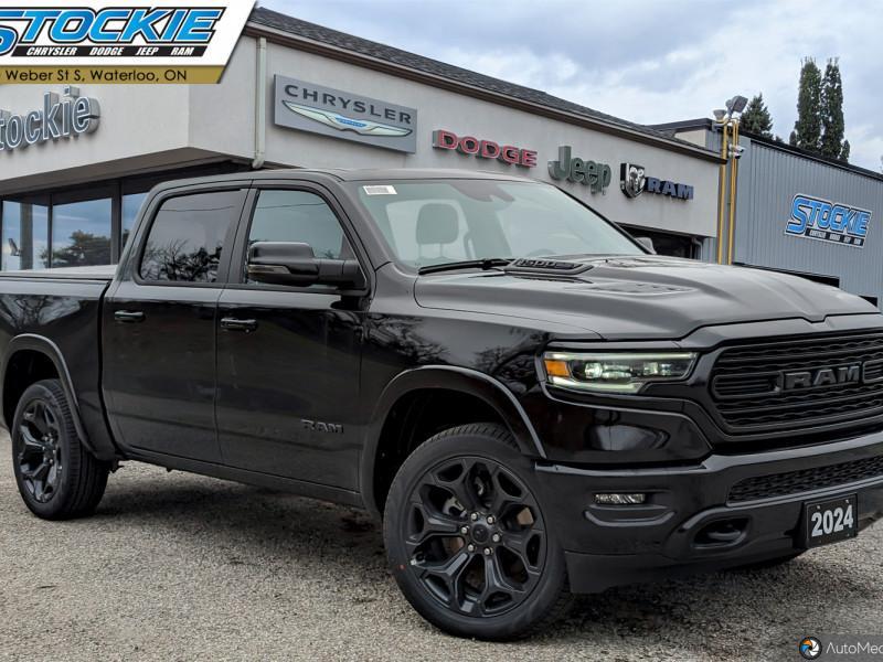 2024 Ram 1500 Limited  Leather Seats Pano Sunroof Trailer Hitch 
