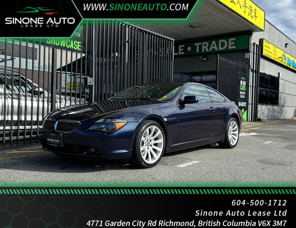 2006 BMW 6 Series 2DR CPE 650I|ONLY 20380 KM.