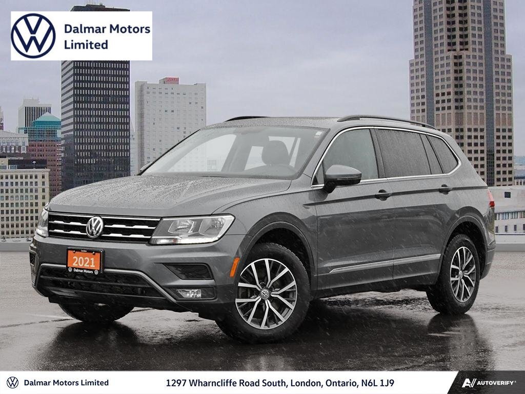 2021 Volkswagen Tiguan Comfortline No Accidents, CPO, Leather / 