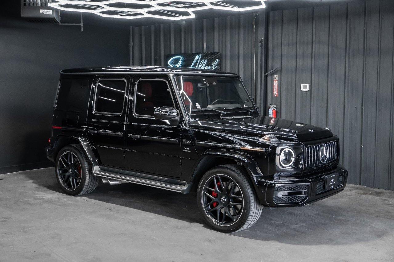 2019 Mercedes-Benz G-Class AMG G 63 Low Mileage/ Black on Red / 