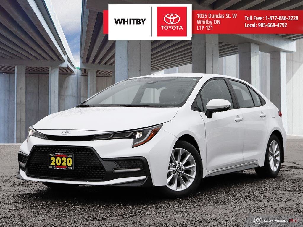 2020 Toyota Corolla SE FWD / ONE OWNER / NO ACCIDENT CLAIM